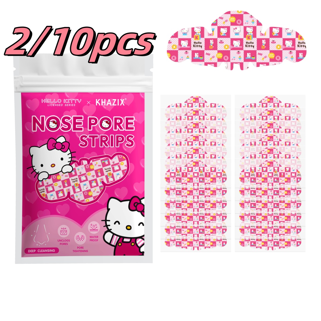 Beauty Of Makeup - 2/10個入り ハローキティ 鼻の毛穴ケアシール 10枚入り かわいい漫画デザイン 鼻シール