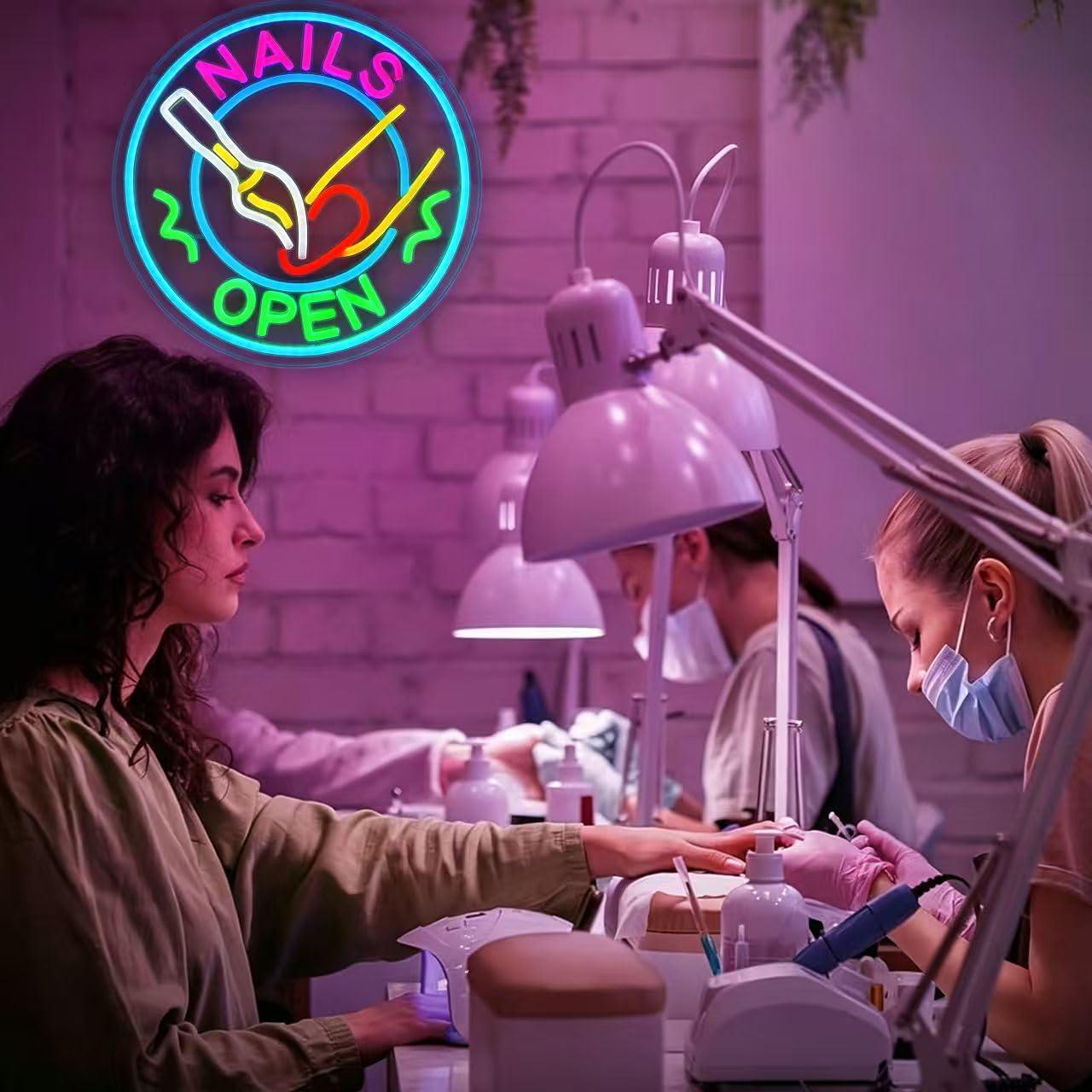 ネイルオープン ネオンサイン USB調光式LEDライト ネイ - Beauty And Makeup Studio のレビューと価格