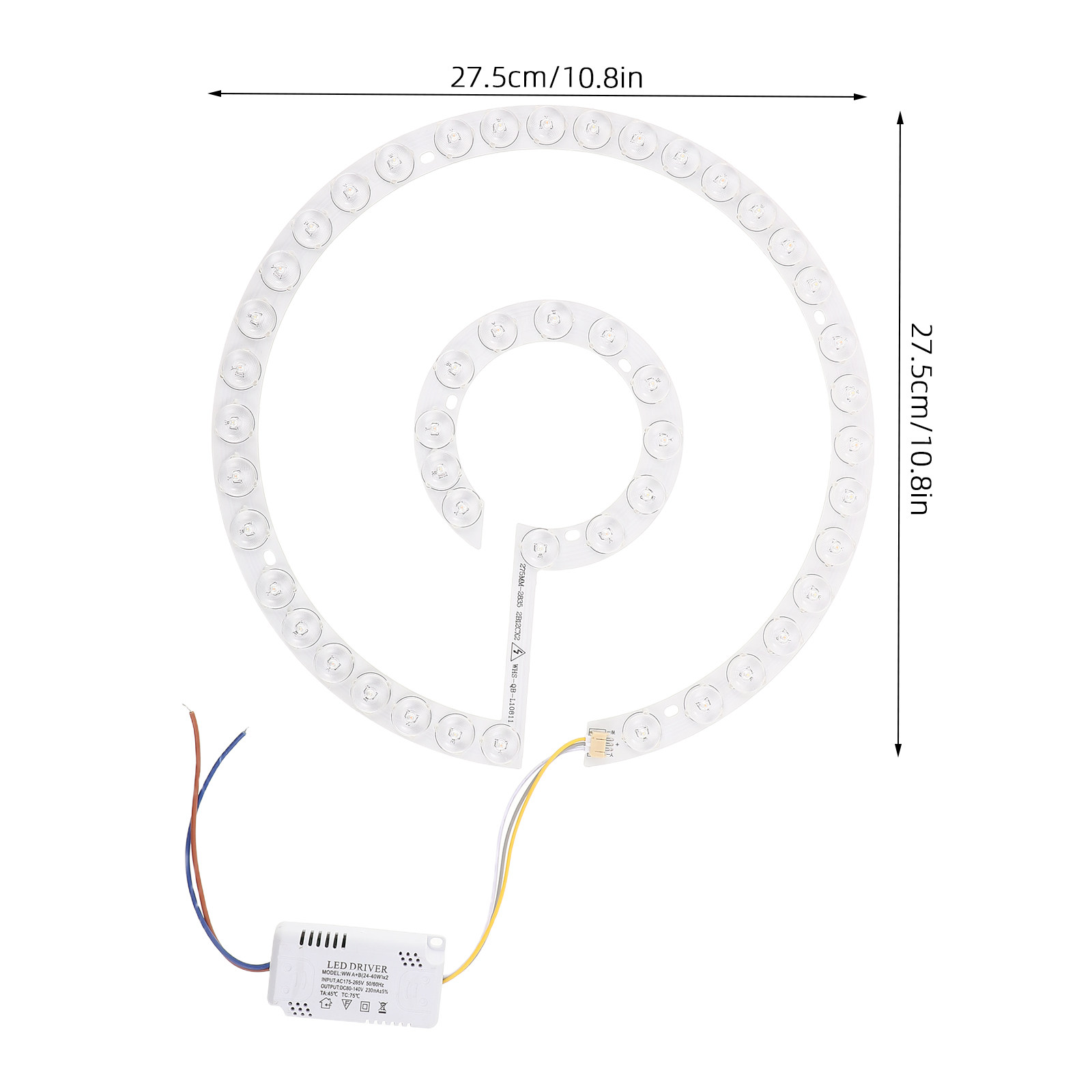 LEDシーリングファンライト用、磁石式リングパネル、54W、 - Led Ring Light のレビューと価格