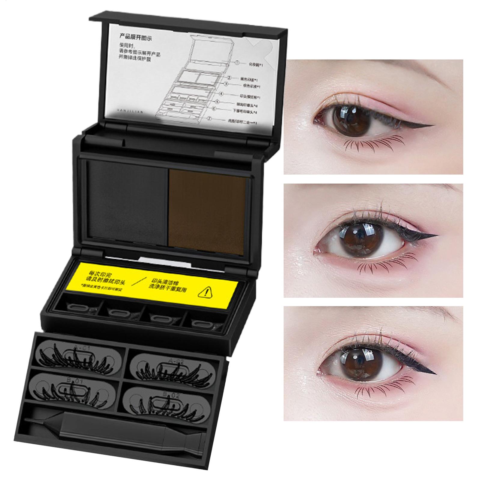 3 in 1 ラッシュスタンプ 長持ち 防水 汚れにくい 超 - Beauty Natural Makeup のレビューと価格