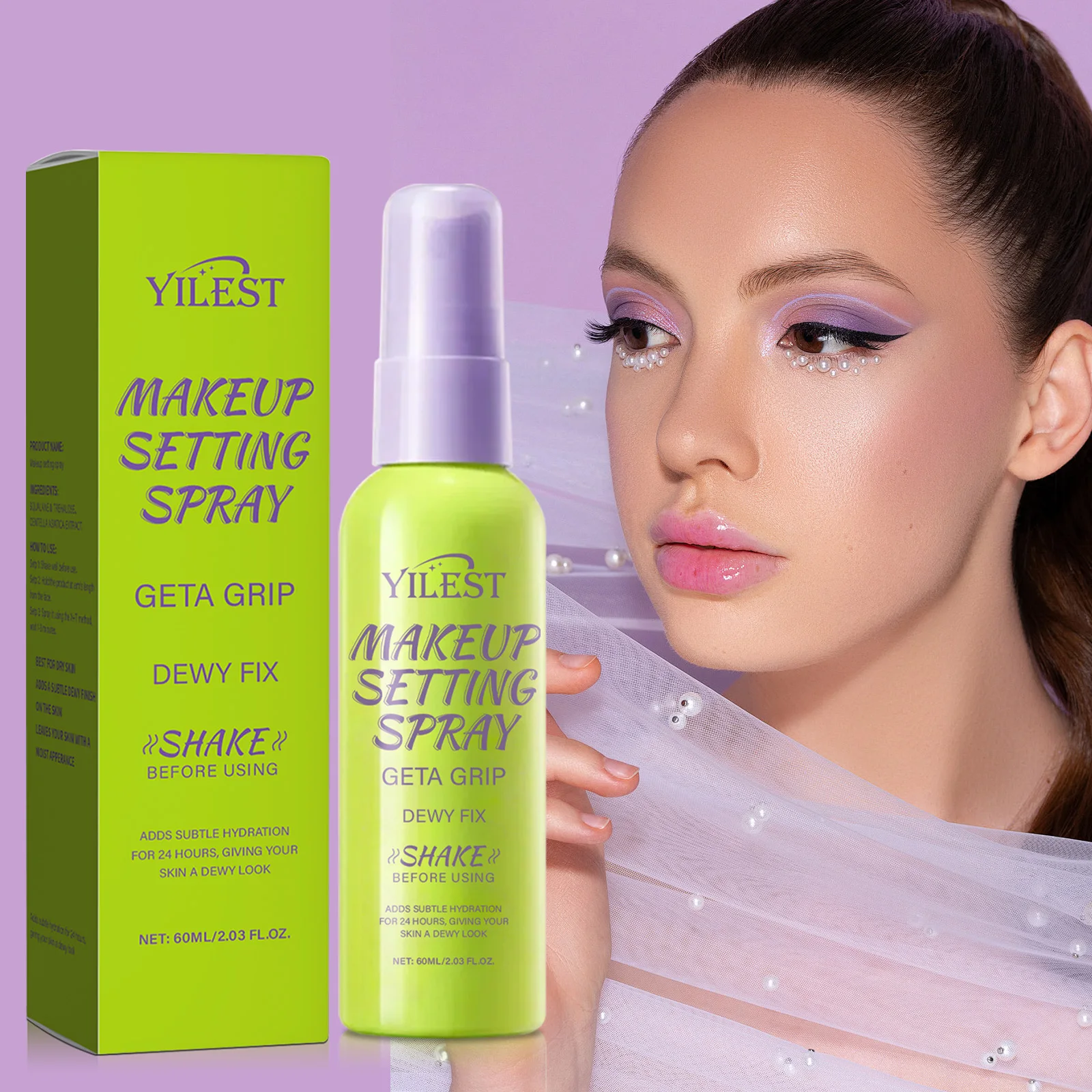 長時間キープするマット仕上げセッティングスプレー - 12時 - Setting Spray のレビューと価格
