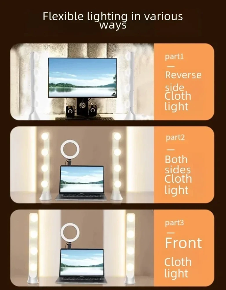 10Wプロフェッショナル ​ ​ LEDフィルライト デスク - Beauty And Makeup Studio のレビューと価格