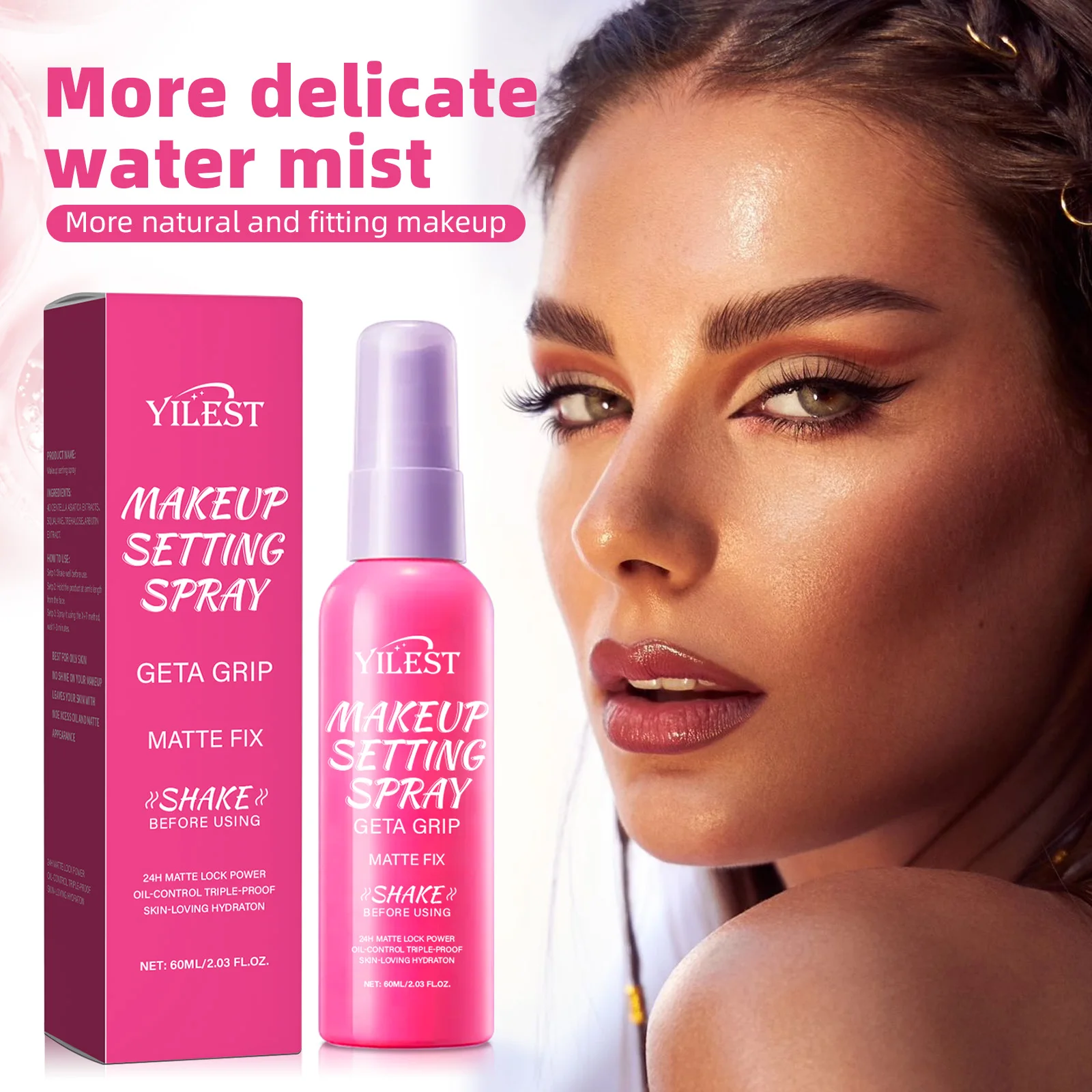 マット防水セッティングスプレー 長時間キープメイクアップフィ - Setting Spray のレビューと価格