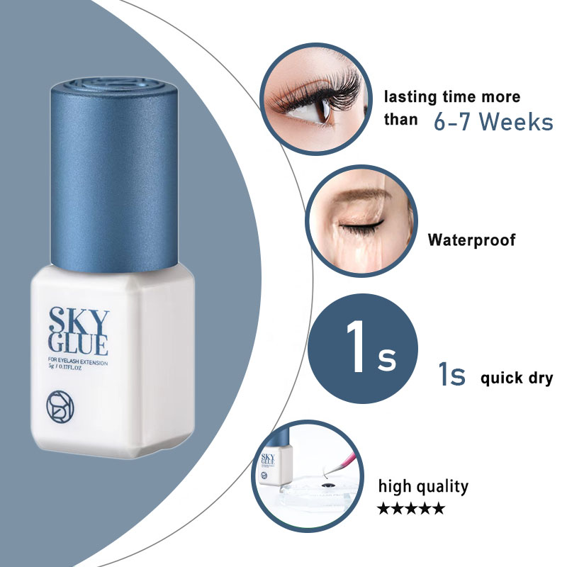 10ボトルスカイ接着剤まつげエクステンション用韓国5ミリリッ - Beauty Makeup Shop のレビューと価格
