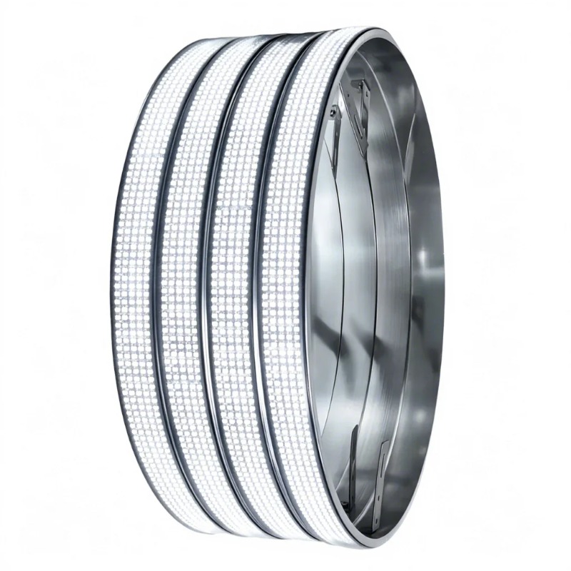 17インチ 5列ピュアホワイトLEDホイールリングライトキッ - Led Ring Light のレビューと価格