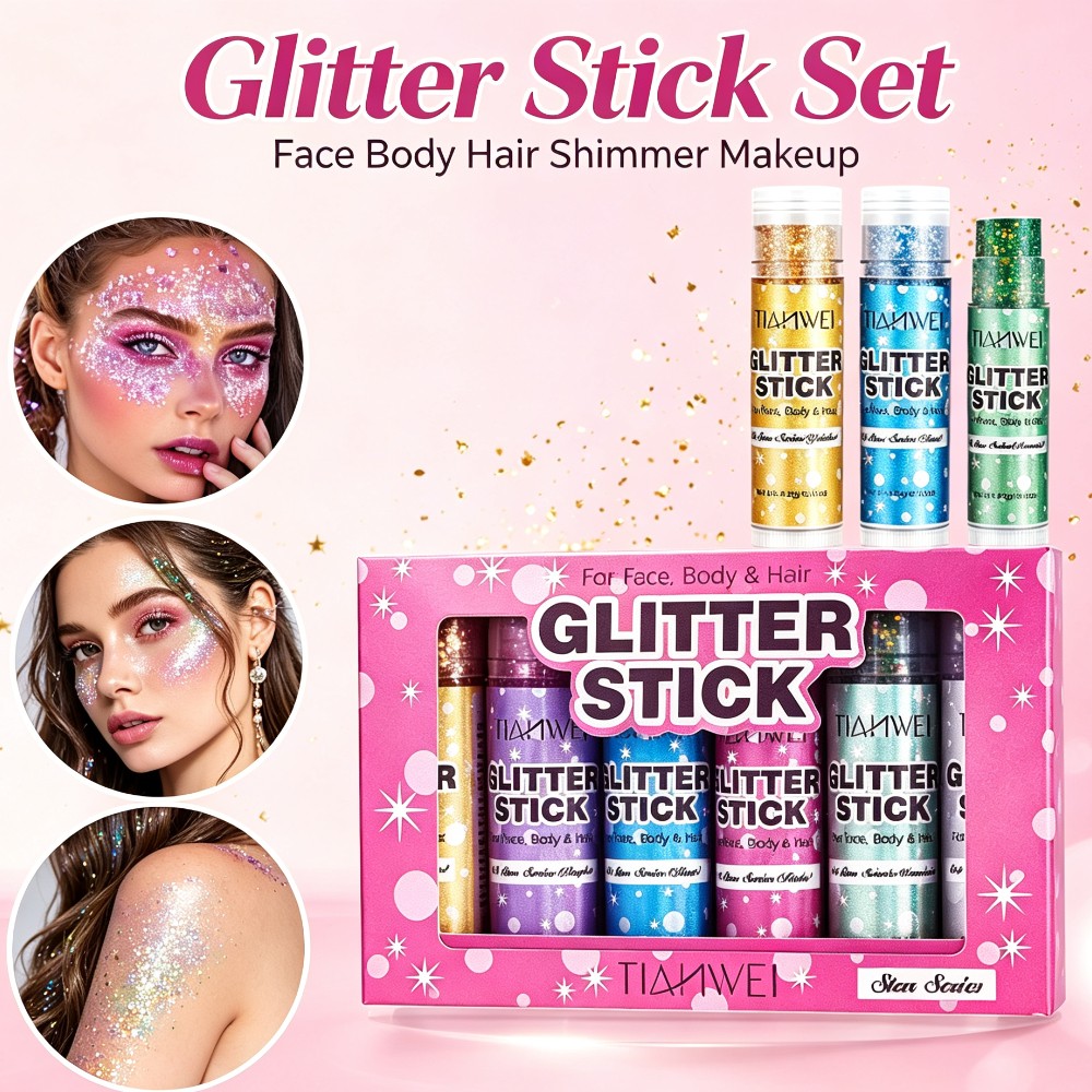 シマーグリッタースティックセット スパンコール キラキラジェ - Body Shimmer Lotion のレビューと価格