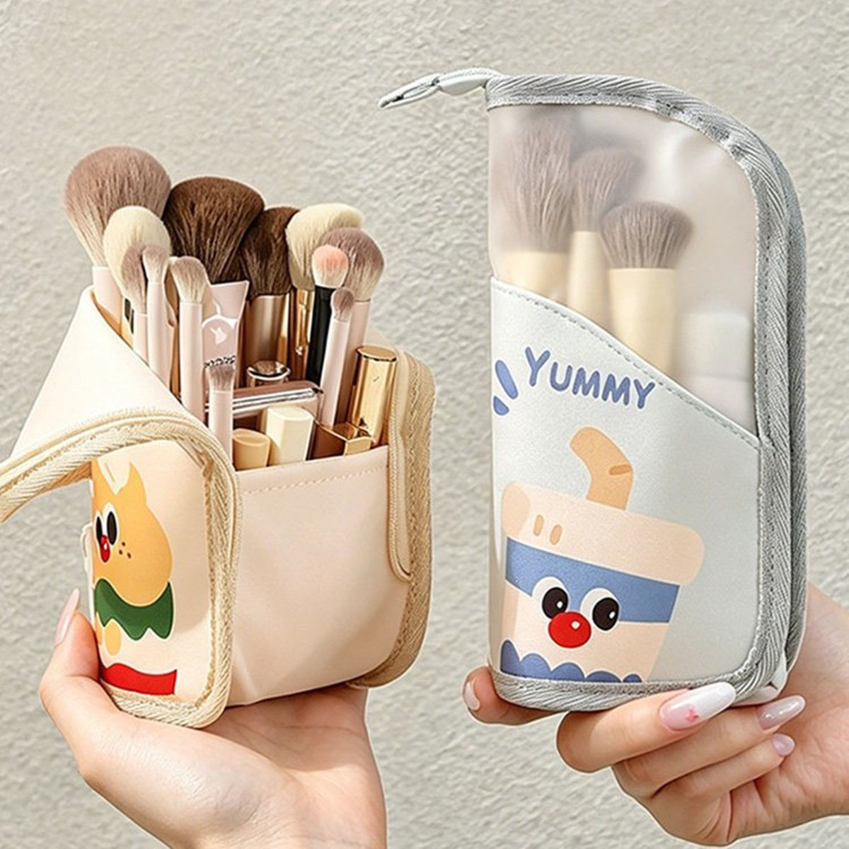 1 個化粧品バッグトラベルスタンド収納メイクアップ下着オーガ - Beauty Of Makeup のレビューと価格