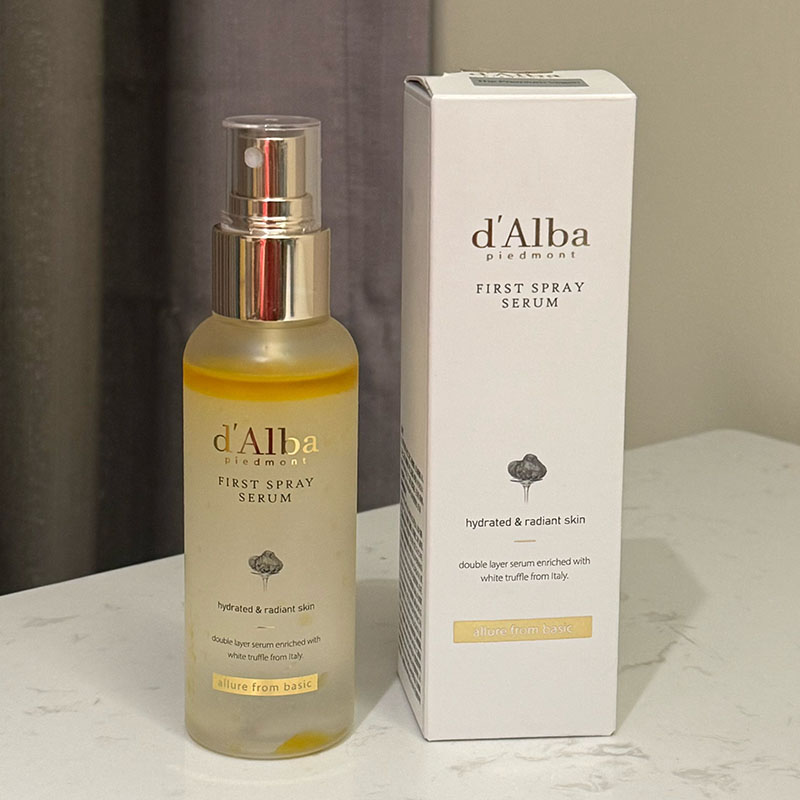 d'Alba SPF50+ ホワイトトリュフセラム トナー  - Setting Spray のレビューと価格