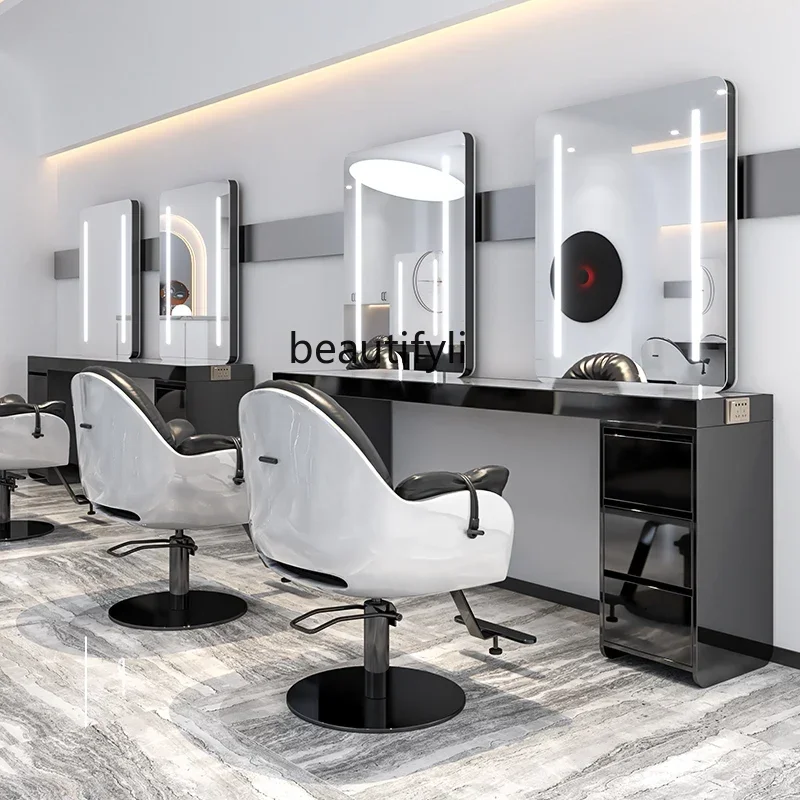 06バーバーショップ ステンレス製ドレッシングテーブル ヘア - Beauty Makeup Shop のレビューと価格
