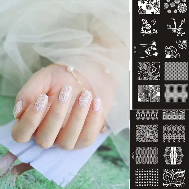 ネイルエンディングプレートセット,日曜大工の装飾,マニキュア - Nail Art Stamping Kit のレビューと価格