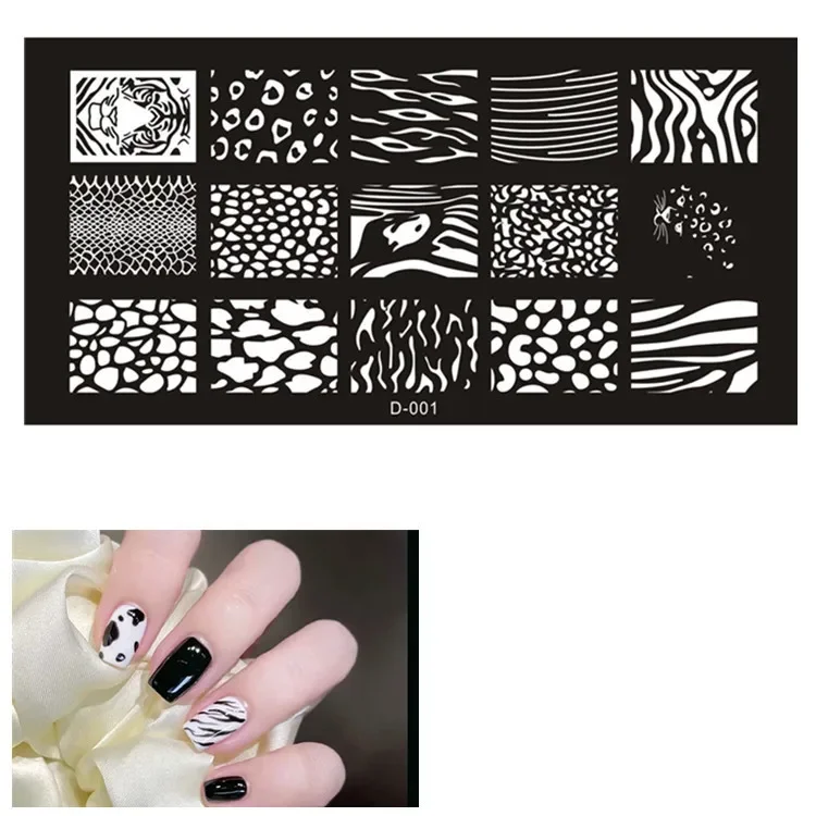 ネイルエンディングプレートセット,日曜大工の装飾,マニキュア - Nail Art Stamping Kit のレビューと価格